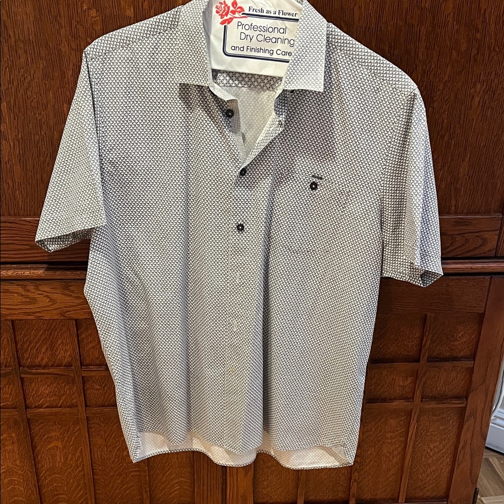 Ted Baker Monochrome Patterned Men's Shirt